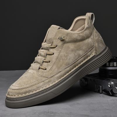 Zamszowa Skóra Bydlęca Biznesowe Formalne Buty Męskie Outdoorowe Casualowe Buty Styl Brytyjski Rekreacyjne Obuwie Luksusowa Marka Męskie Sneakersy