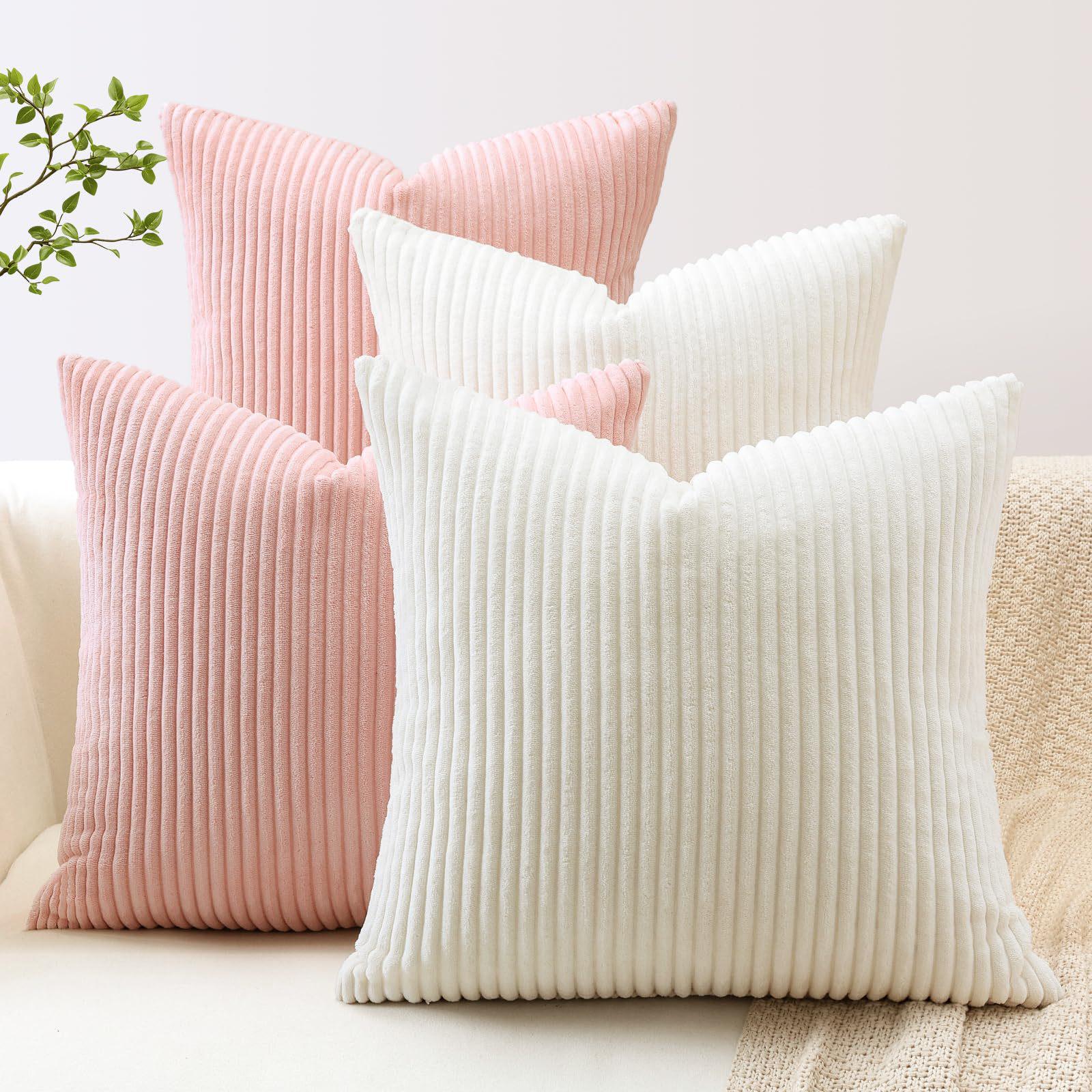 

Hot Selling INS Style Pillowcase: Decorative Cushion Cover for Sofa, Living Room, or Bedroom 40x40 cm розовый