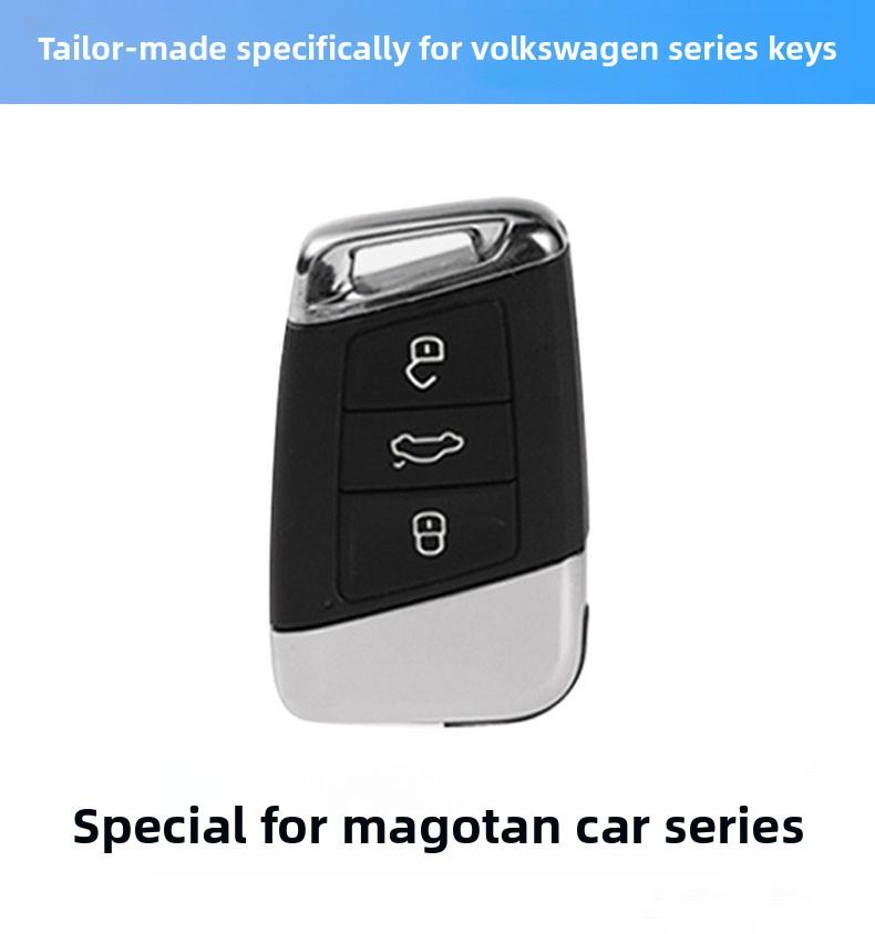 Für VOLKSWAGEN Neue Zinklegierung Leder Auto Schlüsselhülle Abdeckung Schale Für VW Volkswagen Magotan Passat B8 Skoda Superb Kodiaq A7 Auto Ke