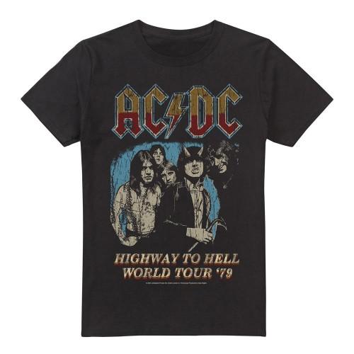 AC/DC Mens Highway World Tour 79 T-Shirt