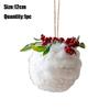 Foam Xmas Tree Hanging Baubles with Sequins Foam Xmas Spheres Pendant  Party