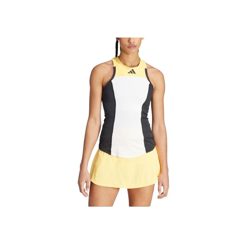 Adidas Color Block Slim Fit Sleeveless Tank Top Women Tops Multicolor IN6494
