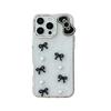 Pearl Bow Phone Case for IPhone17pro Glitter Powder for Apple 16 Transparent Women's Creative 15 Exquisite