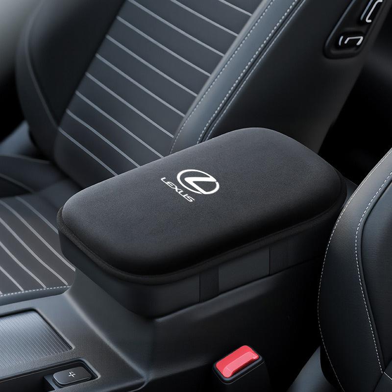 

Suede Car Armrest Box Pad Armrest Mat for Lexus ES300 RX330 RX300 GS300 IS250 IS200 CT200h IS300 NX RX LX GX GS Accessories чёрный
