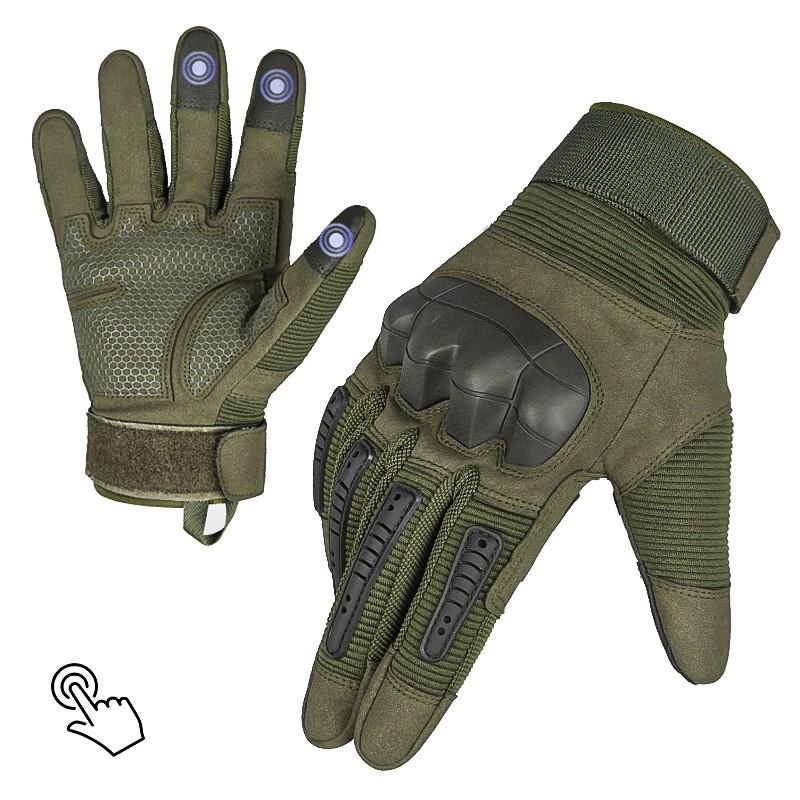 Thick Winter Tactical Gloves Cycling Shooting Outdoor Use Touchscreen Compatible Warm Fleece Lined Full Finger