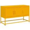 TV Stand Mustard Yellow 100.5 X 39 X 60.5 Cm Steel