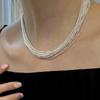 Minimalist Multi-Layer Stackable Clavicle Necklace - Trendy, Versatile Design for Women