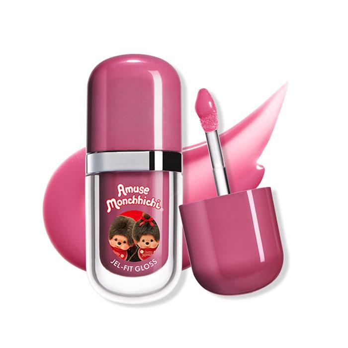 [Сотрудничество с Monchhichi / Подарок: Бальзам для губ в форме кольца] AMUSE Jel-Fit Gloss 04 Bare Girl Gloss 04 Bare Girl Gloss