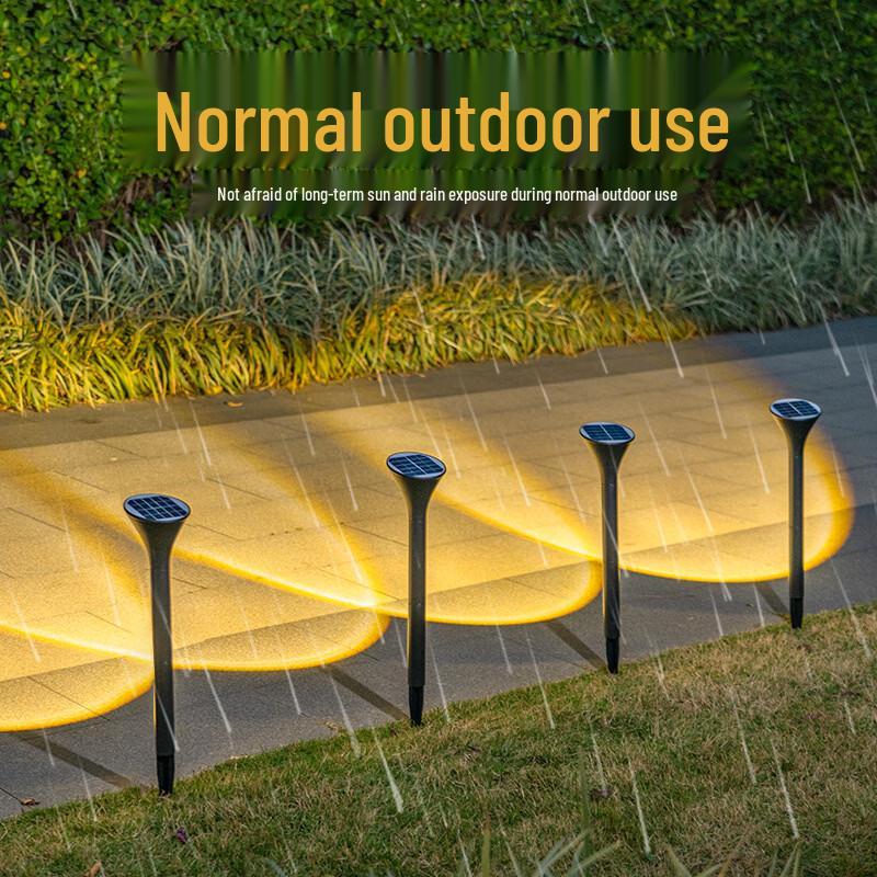 Outdoor Solar White LED Lawn Spotlight
