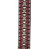 D'Addario Hootenanny Banjo Strap 20N00BJ - Red & Silver