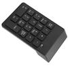 Wireless Number Pad 2.4G Receiver Black 18 Concave Keys Battery Powered Numeric Keypad for Gaming