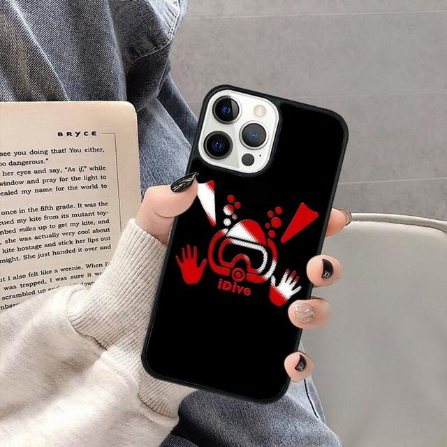 

Scuba Diver Diving Underwater Snorkeling Phone Case for iPhone 17 Air 16 16e 15 13 14 11 12 Pro Max Plus coque fundas iPhone 13