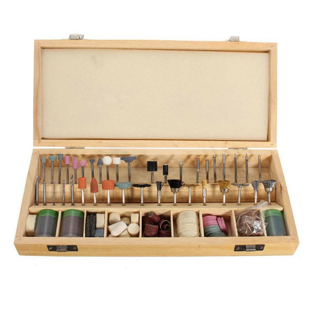 228Pcs Rotary Tool Accessories Kit Metal Wood Grinding Sanding Polishing