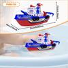 Kids Electric Fire Boat Toy,Kids Ferry Colorful Pretend Play Stimulating Bath Toy Dept