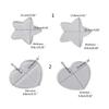 Heart Round-Star Silicone Resin Mold Coaster Shaker Epoxy Molds Quicksand