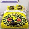Club América 3pcs Bedding Set Duvet Cover Closure Includes 1 Duvet Cover & 2 Pillowcases for All Seasons Bedroom Home Dorm Decor