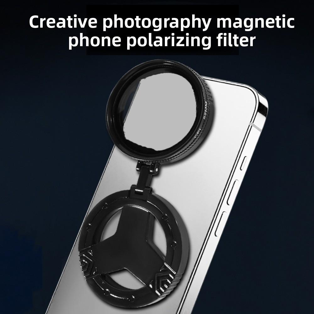 Magnetic Mobile Phone Polarizing Filter Remove Reflections Phone Filter Lens Camera