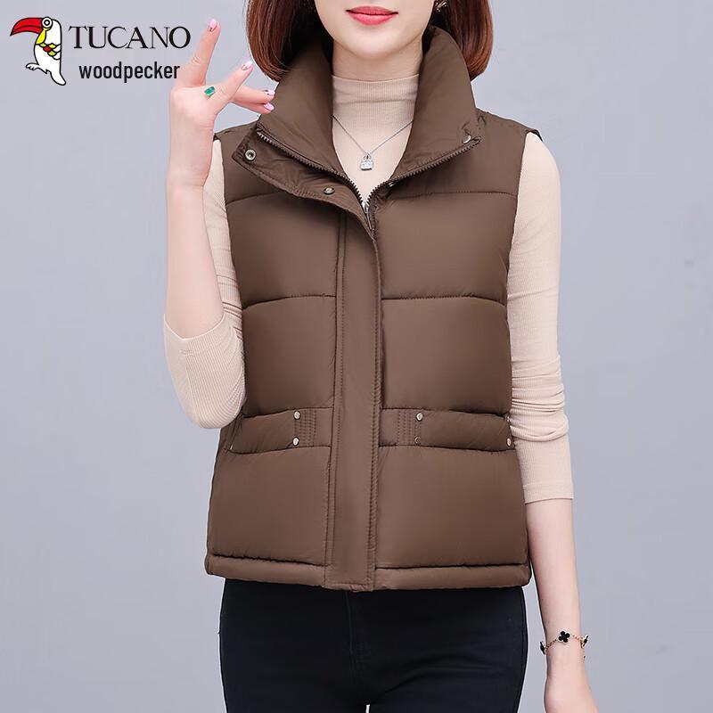 

Woodpecker Women s Short Warm Cotton Vest L
