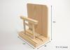 Shinto Altar Stand, Made of Japanese Cypress, Easy To Set Up, with Torii Gate, Small Size, Natural, No Drilling Required, Suitable for Rental Properti