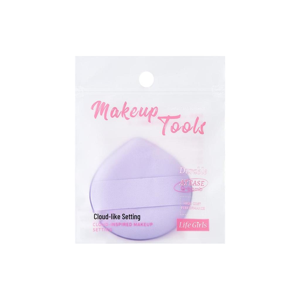 Life Girls Water Drop Cushion Puff: Dual-Use, Skin-Friendly Makeup Tool for Wet or Dry Application