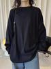 Women's Early Spring Oversized Long Sleeve Lightweight T-Shirt