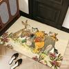 Cartoon W-Winnie The P-Pooh-S Carpet Bathroom Anti-slip Door Mat Home Decoration Mat Entrance Door Mat Scratch-resistant Door
