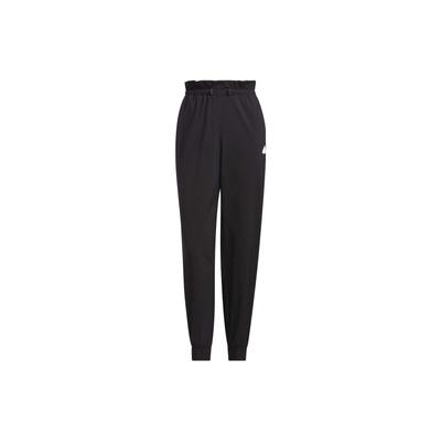 Sportbekleidung Einfarbiges Logo Jogginghose Damen Unterteile Schwarz IM8816