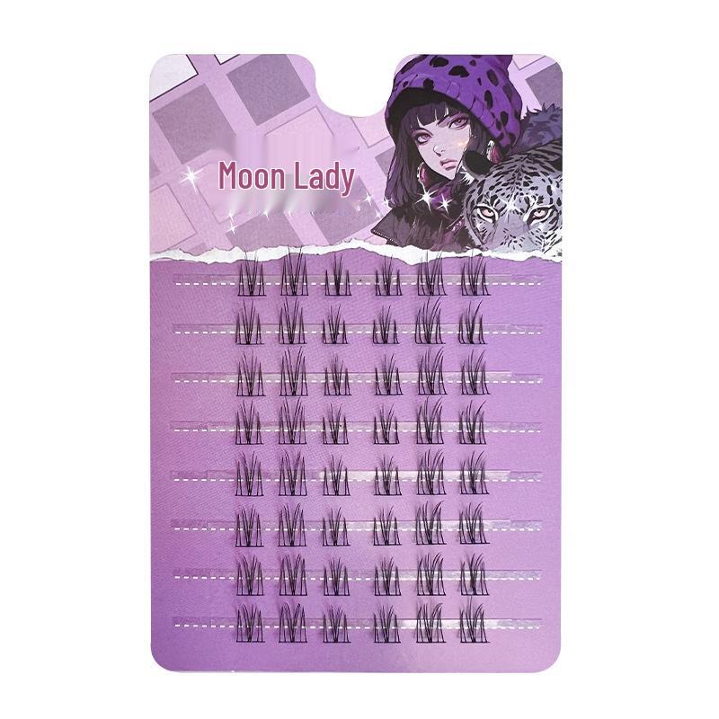 

Yue Jiao Niang Zodiac Pig False Eyelashes - Beginner Natural Curl Daily Photogenic Single Cluster Lashes