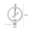 Heavy Duty 360 Degrees Rotary Automatic Watering Scattering Nozzle Metal Butterfly Head  Garden