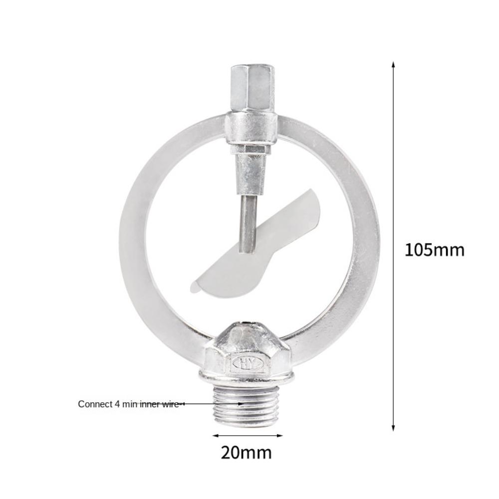 Heavy Duty 360 Degrees Rotary Automatic Watering Scattering Nozzle Metal Butterfly Head Garden