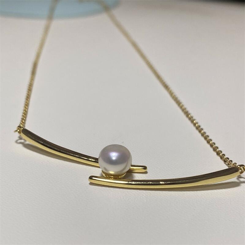 

Minimalist S925 Sterling Silver Chopsticks Clavicle Chain Pendant - Light Luxury Niche Design