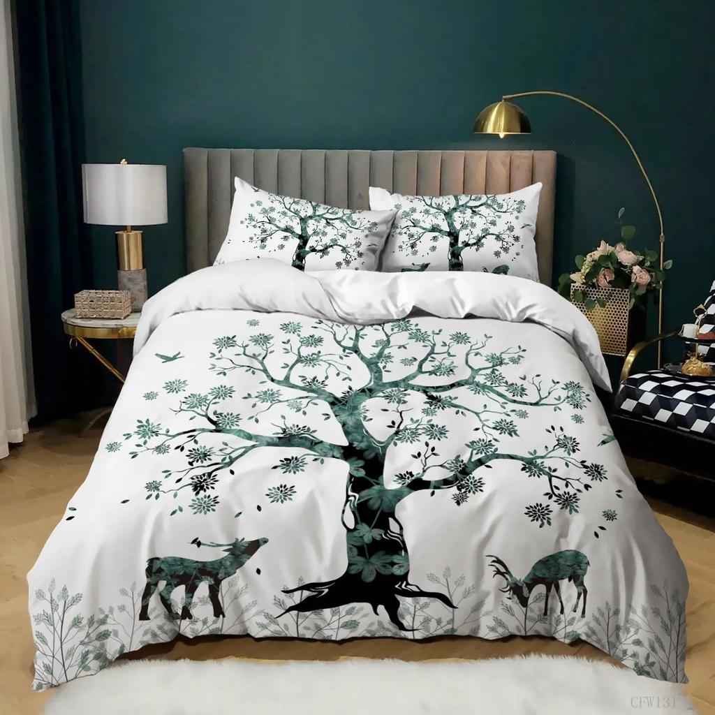 Pink White Duvet Cover Giraffe Bedding Queen/King/Full Size Zoo Animals Bed Set 3 Pieces Colorful Giraffe Bed Comforter Cover