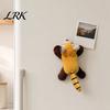 Metalloberflächen-Magnet Plüschtier Kühlschrankdekoration, Stofftier Panda Magnetisches Ornament, Dekorative Waschbärform Kühlschrank für Zuhause Küchentür