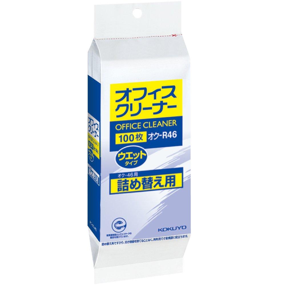

KOKUYO Office Cleaner Wet Type Refill for 100 pieces Oku-46 Oku-R46