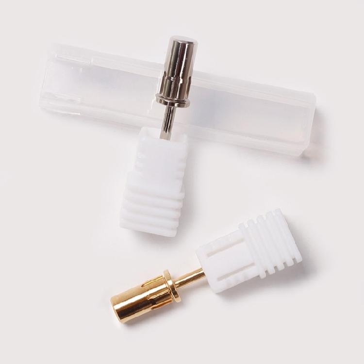 Mandrel Bit for Nails Small Mini Stainless Steel Mandrel Manicure Sandpaper Band