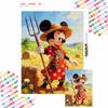 Diamond Painting 5D DIY Diamond Painting Minnie Mouse Farm House Mosaic Cartoon Picture Rhinestone Kit Gift