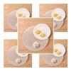 24/28/32CM Pure Cotton Steamer Cloth Household Drawer Cloth Steamed Rice And Bun Mat Round Cotton Gauze Kitchen Steamer