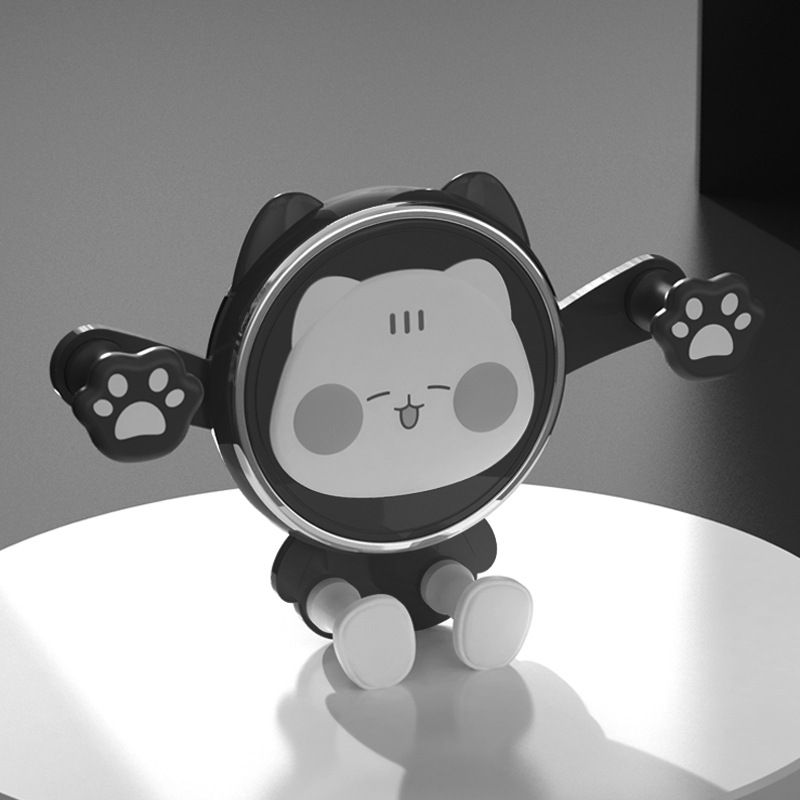 New Product Che Da Fu s New Cartoon Car Phone Holder Navigation Stand Car Air Vent Mount Black