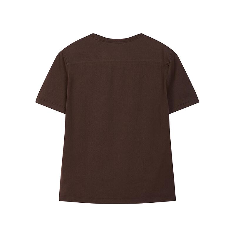 LESS 2025 Summer Round Neck Short Sleeve T-Shirt