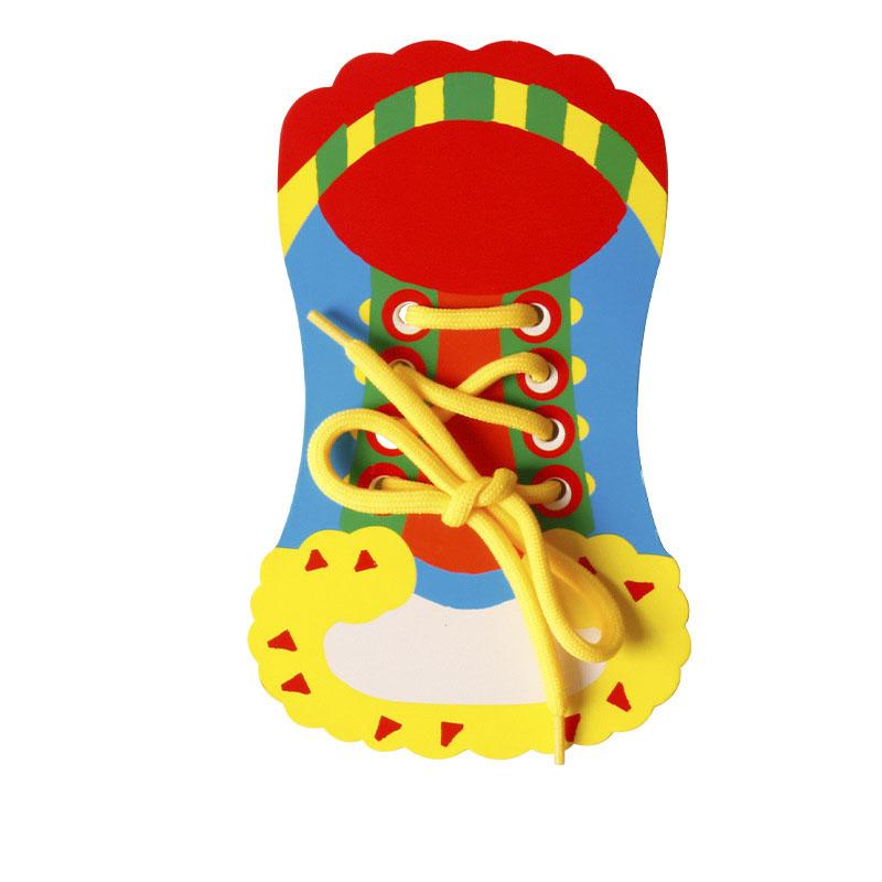 1 juego de cordones Montessori divertido para niños, material didáctico para aprender habilidades básicas de la vida, juguetes educativos para niños.