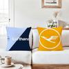Deutsche L-Lufthansa German Pillow Case Suitable For Bedrooms Living Rooms Cars Home Decoration