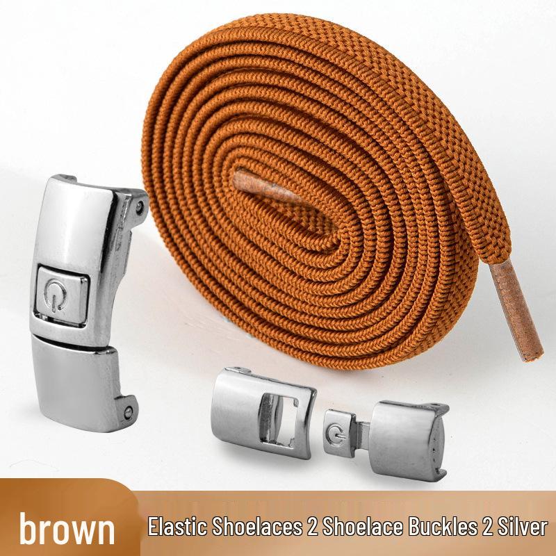 Mesh No-Tie Shoelaces with Interlock Buckle for Men & Women