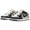 New Jordan Air Jordan 1 Slip Resistant Abrasion Resistant Low top Vintage Basketball Shoes Men's Black White DM1206-153