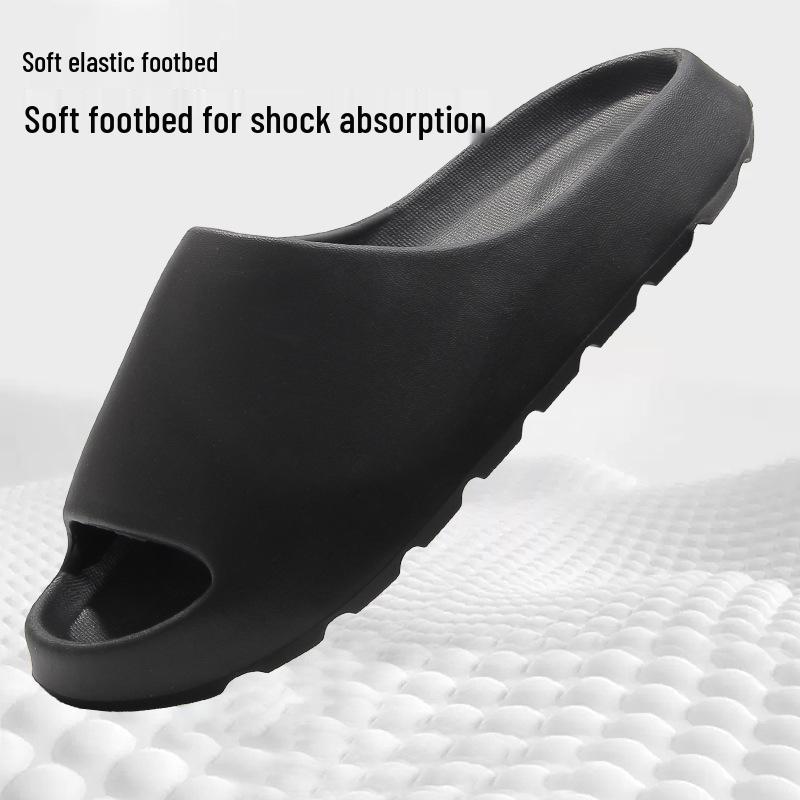 Temu Hot-Selling Men's Coconut Slippers: Comfortable Indoor/Outdoor Cool Thick-Soled Sandals