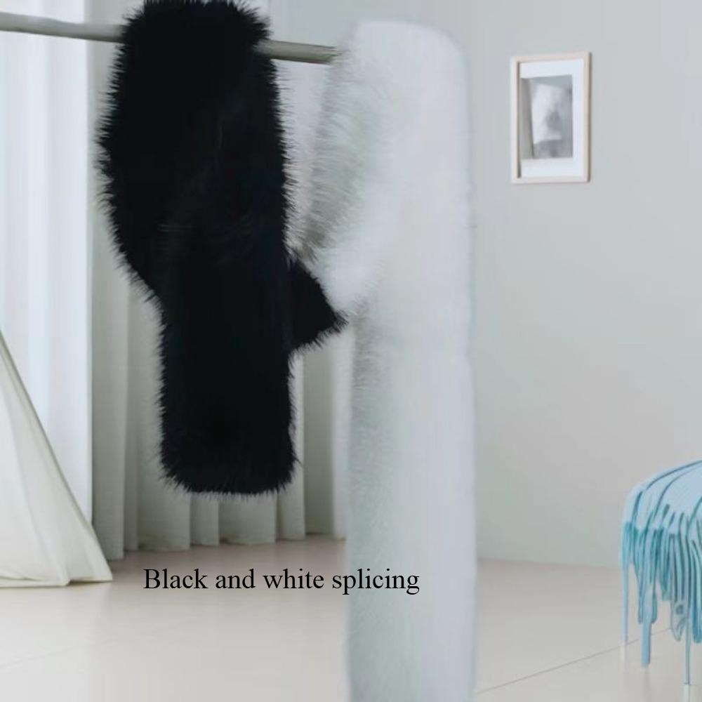 Imitation Fox Hair Scarf High-end Dress Shawl Extended Warm Scarf Fashion Fur Collar