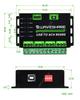 Industrieller Hutschienen-USB-zu-4-Port-RS485-Konverter, Multi-System-kompatibel