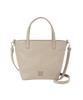 Russet RUZ1061121A0001 Leather 2-Way Mini Tote Bag, Free Size, Greige