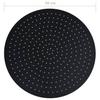 Rain Shower Head Stainless Steel 50 cm Round Black