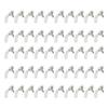 50Pcs Mounting Clips Holder Rugged Easily Use Portable Light Clips Holder with Screws for LED Light Family Parties