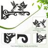 Aesthetic Wall Plant Hanger with Bird Design Metal Hanging Plant Bracket Hanging Brackets for Hanging Hummingbird Feeder Planter